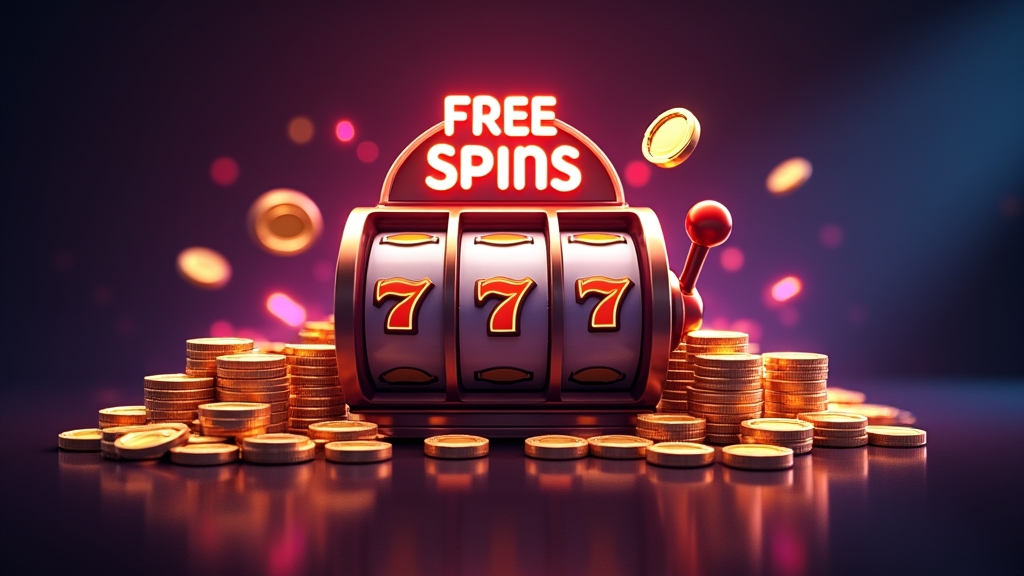 Slotmaschine mit Freispielen und No-Deposit-Code im dunklen Casino